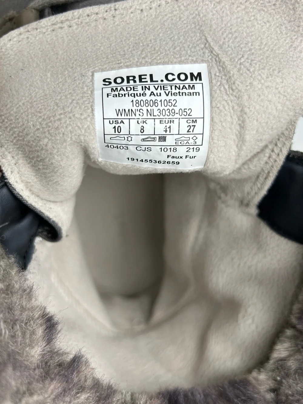 Sorel Explorer Joan Quarry Gray Suede Leather Lace Up Waterproof Ankle Boot